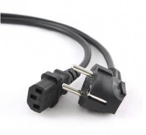 Kabel GEMBIRD PC-186 (C13 / IEC C13 / IEC 320 C13 - Schuko ; 1,8m; kolor czarny)