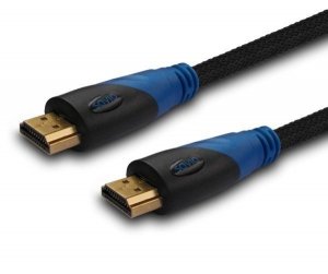 Kabel SAVIO cl-02 (HDMI M - HDMI M; 1,5m; kolor czarny)
