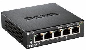 Switch D-Link DGS-105/E (5x 10/100/1000Mbps)