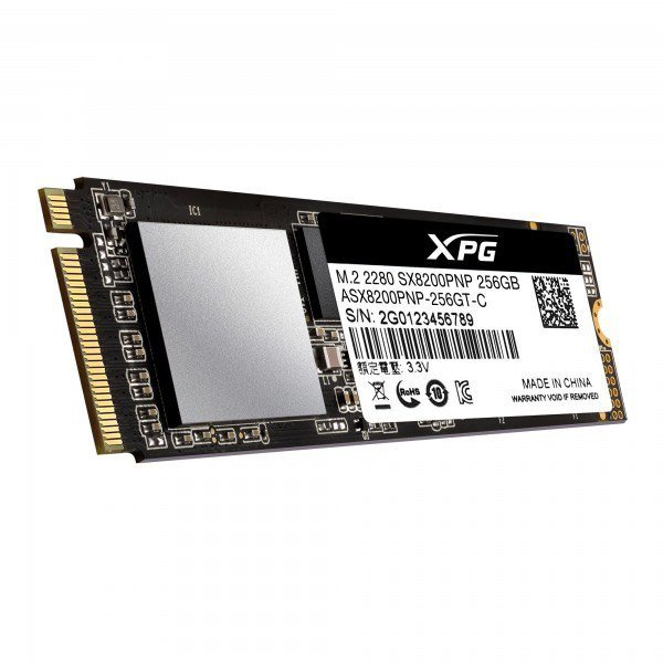 Dysk SSD ADATA SX8200 PRO ASX8200PNP-256GT-C (256 GB ; M.2; PCIe NVMe 3.0 x4)