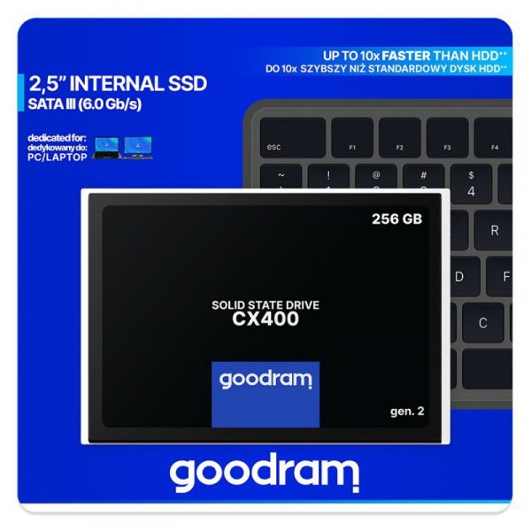 SSD GOODRAM CX400 Gen. 2 256GB SATA III 2,5 RETAIL