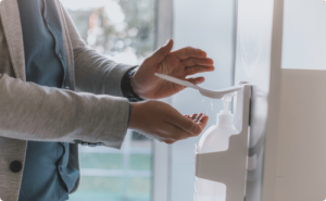 Dozowniki, suszarki do rąk