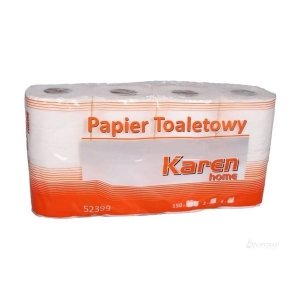 Papier toaletowy Grasant Karen Home 2-warstwowy 15m celulozowy 8 rolek [52399]