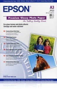Epson Papier Premium Glossy Photo 20 arkuszy 255 g/m  A3