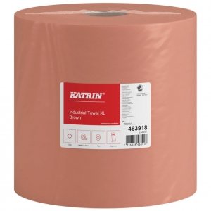 Czyściwo papierowe Katrin Basic XL 1000m 1-warstwowe brązowe [463918]