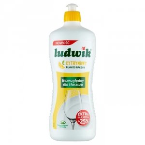 Płyn do mycia naczyń Ludwik, cytryna, 900 ml