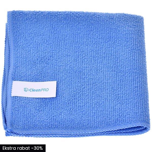 Ścierka 30x30 CleanPRO Ultra Soft, niebieska, 220 g/m2
