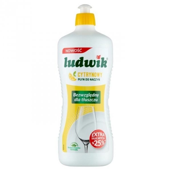 Płyn do mycia naczyń Ludwik, cytryna, 900 ml