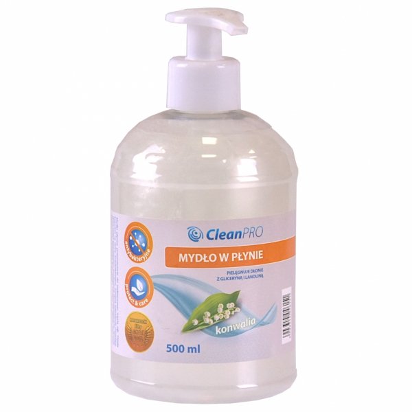 Mydło w płynie, antybakteryjne, CleanPRO, konwalia, 500 ml