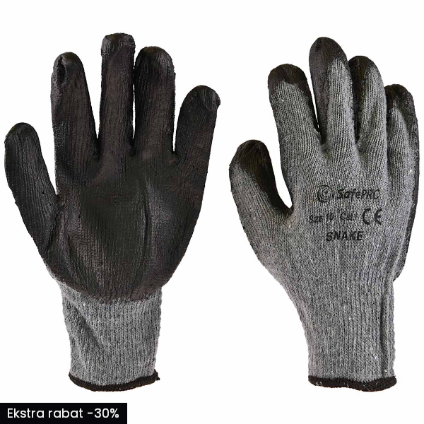 Rękawice robocze SafePRO Snake powlekane lateksem