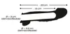 Crystal Clear Transparent Rękaw Wydłużający z Mankietem 23 cm TPE