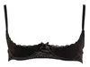 Cottelli Lingerie biustonosz na fiszbinach z haftkami czarny 75C