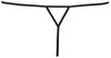 Cottelli Lingerie Stringi z cienkich paskow S/M srebrne detale