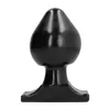 All Black AB19 anatomiczny korek intymny 19 cm silikonowy czarny