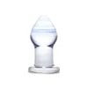 Szklany plug analny - Glas Amethyst Rain