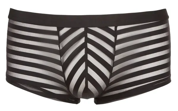 Svenjoyment Bokserki Męskie XL Czarny Połprzezroczysty Design