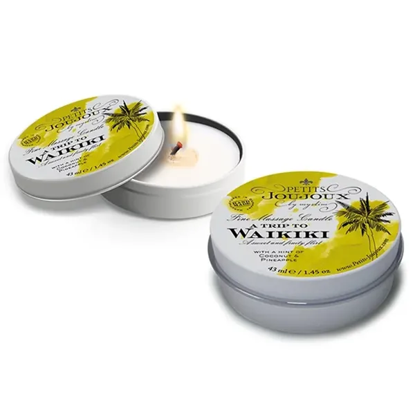 Petits Joujoux Waikiki Świeca do masażu kokos i ananas 33g