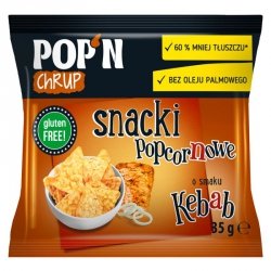 POP'N Chrup snacki popcornowe kebabowe Sante, 35g.