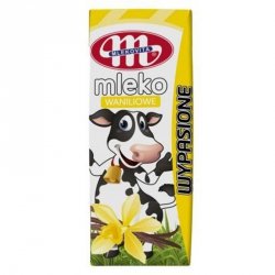 Mleko UHT Wypasione o smaku waniliowym Mlekovita, 200ml