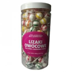 Lizaki owocowe bez cukru 800g