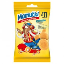 Mamutki - ciastka biszkoptowe bez dodatku cukru 20g