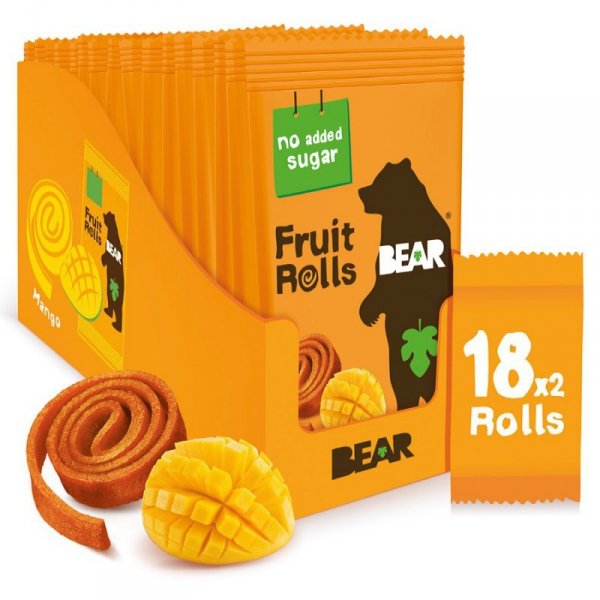 Rollsy owocowe - mango Bear, 20g