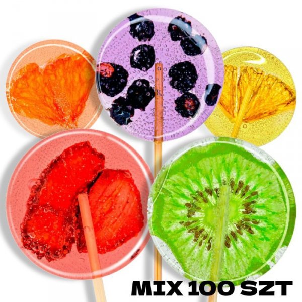 Mix 100 lizaków TimPops w SUPER CENIE - tylko 3,60zł netto / sztuka (Rabat naliczany również przy dodaniu dowolnie wybranych 100