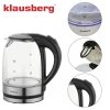 CZAJNIK ELEKTRYCZNY SZKLANY 1,7L KLAUSBERG KB-7886 LED