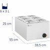 Bemar podgrzewacz elektryczny 6 x GN 1/6 640 W