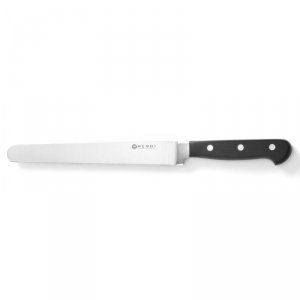 Profesjonalny nóż do szynki i łososia kuty ze stali Kitchen Line 215 mm - Hendi 781326