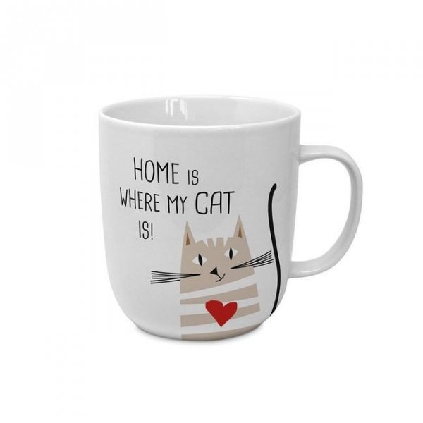 „Home Cat” Kubek Porcelanowy 350 ml