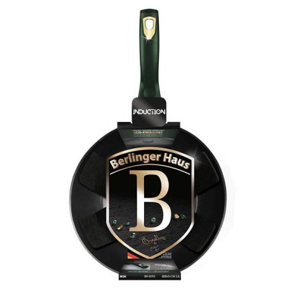 WOK TYTANOWY BERLINGER HAUS BH-6053 EMERALD