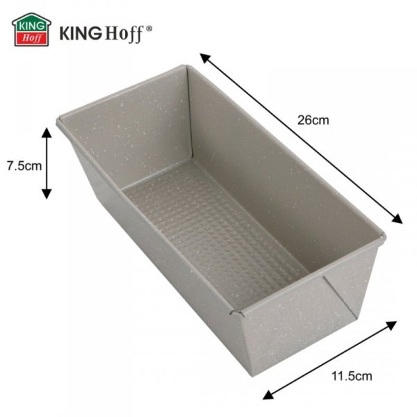 FORMA KEKSÓWKA DO CHLEBA PASZTETU 26x11,5cm KINGHOFF KH-1971