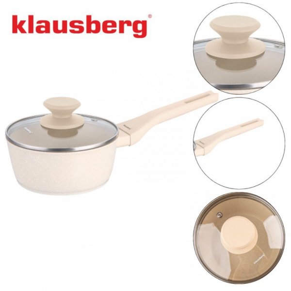 RONDELEK MARMUROWY 1,2l Z POKRYWĄ KLAUSBERG KB-7987