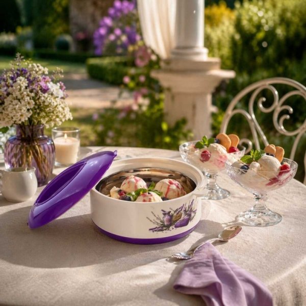 TERMOMISA DO LODÓW TERMOS OBIADOWY 2,5L BANQUET LAVENDER