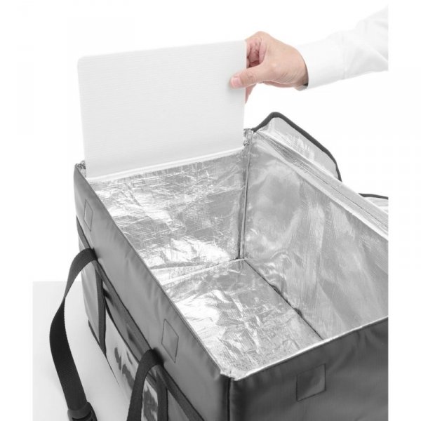 Torba termiczna dostawcza do transportu żywności na 6 lunchboxów 48 x 30 x 27 cm - Hendi 709764