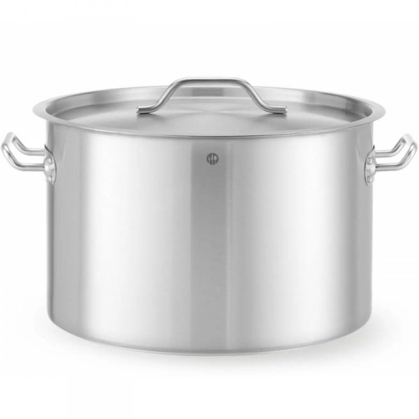 Garnek średni z pokrywką Budget Line 32 l 400x260 - Hendi 832851