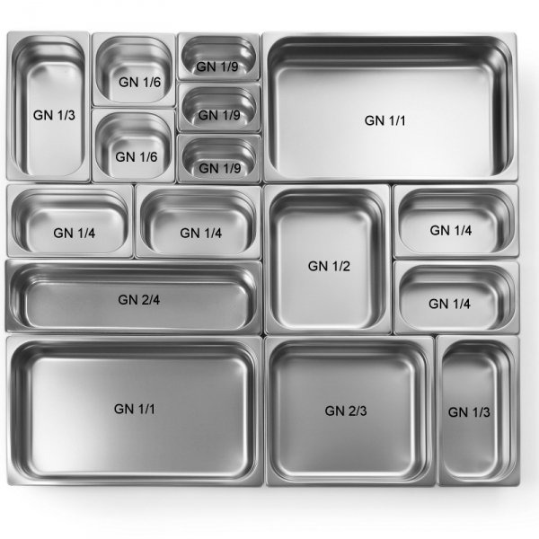Pojemnik GN 1/2 stal nierdzewna Profi Line wys. 40 mm - Hendi 801444