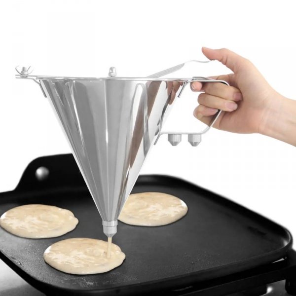 Dozownik pistolet stalowy do sosów i kremów Kitchen Line - Hendi 551813