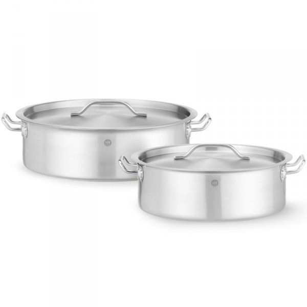 Garnek niski z pokrywką Budget Line 15.8 l śr. 380x139 mm