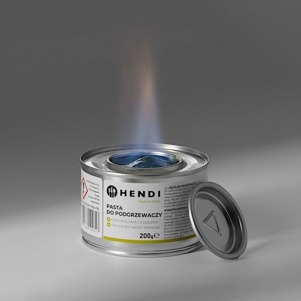 Pasta do podgrzewaczy do potraw etanol 200 g - 72 puszki