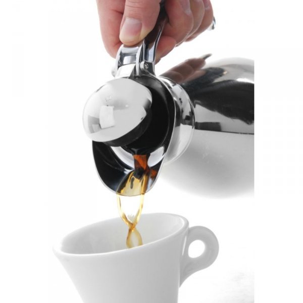 Ekskluzywny termos dzbanek termiczny stalowy do kawy i herbaty 1.5L - Hendi 445839