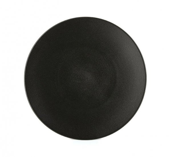 EQUINOXE talerz płaski 28 cm czarny