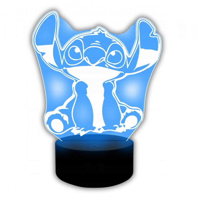Lampka Nocna 3D LED Stitch – Magiczna Dekoracja i Idealny Prezent!