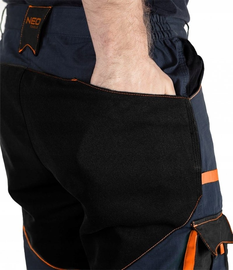 SPODNIE ROBOCZE DO PASA NEO GARAGE BAWEŁNA RIP STOP 81-237 L/52 NEO