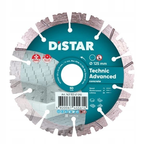 DISTAR Tarcza diamentowa 125mm TECHNIC ADVANCE