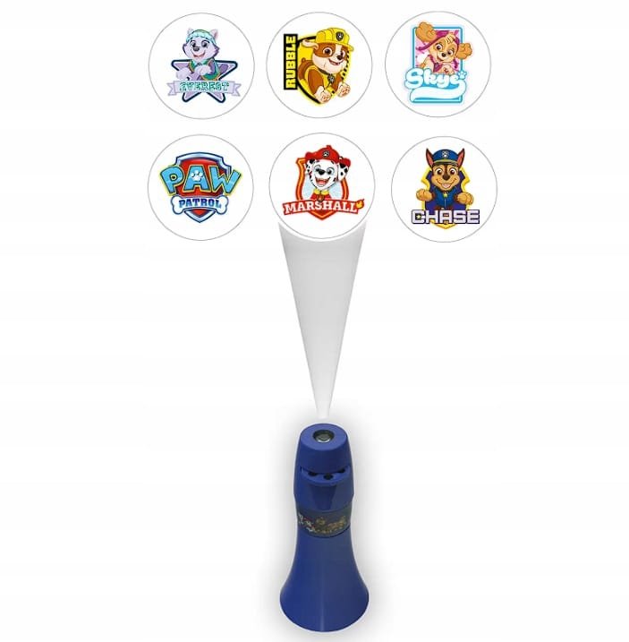 Lampka Projektor Kieszonkowy Psi Patrol Magiczna Zabawa dla Twojego Dziecka