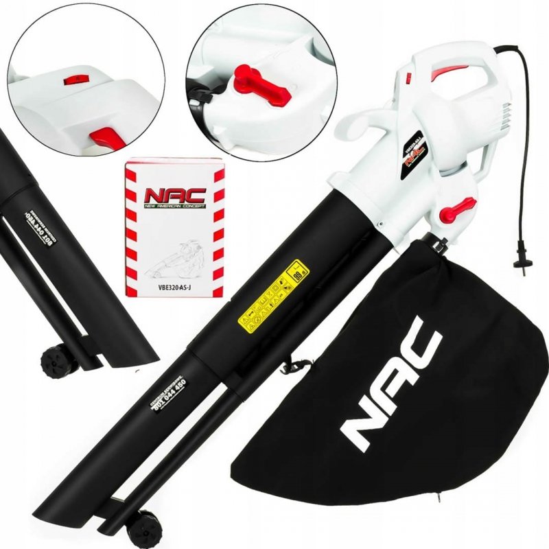 Odkurzacz dmuchawa 3200W NAC VBE320-AS-J regulacja