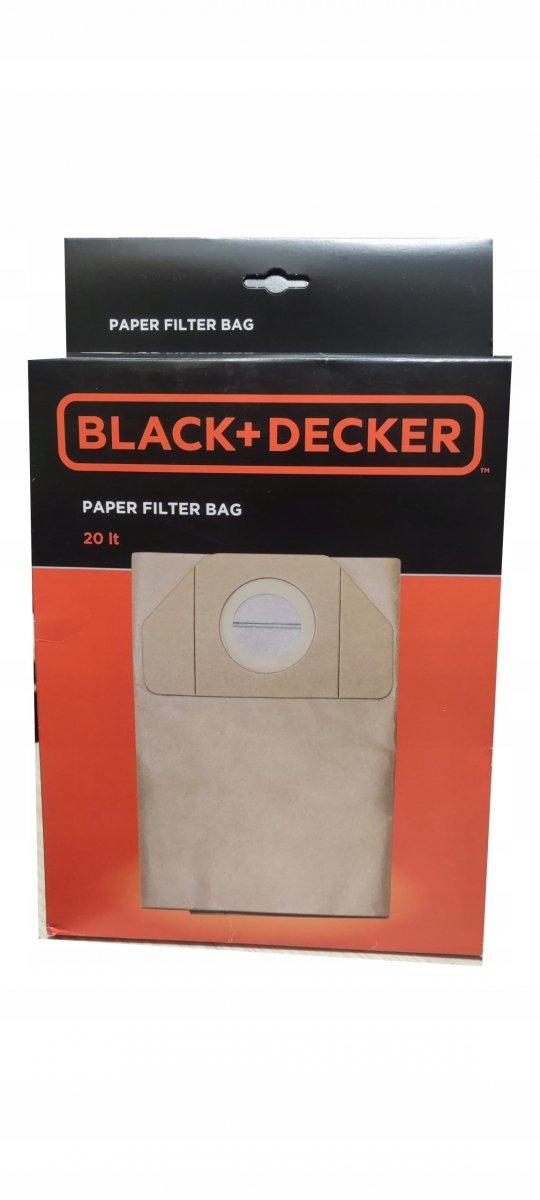 WORKI DO ODKURZACZA PAPIEROWE 20l Black&amp;Decker 5 szt.