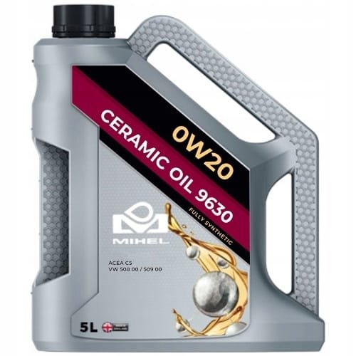 MIHEL Ceramic Oil 9630 0W20 OLEJ Ceramiczny 5L
